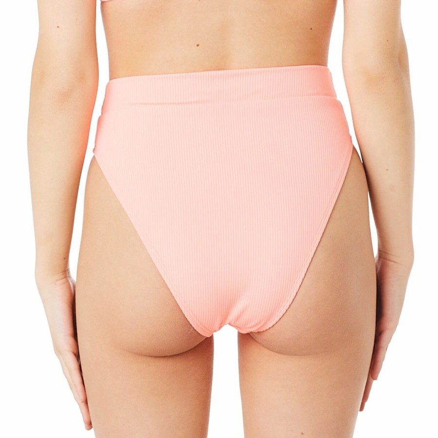 Swimsuits * | Swimsuits Juniors Forever 21 Rib Knit High Waist Bikinis Swim Bottom