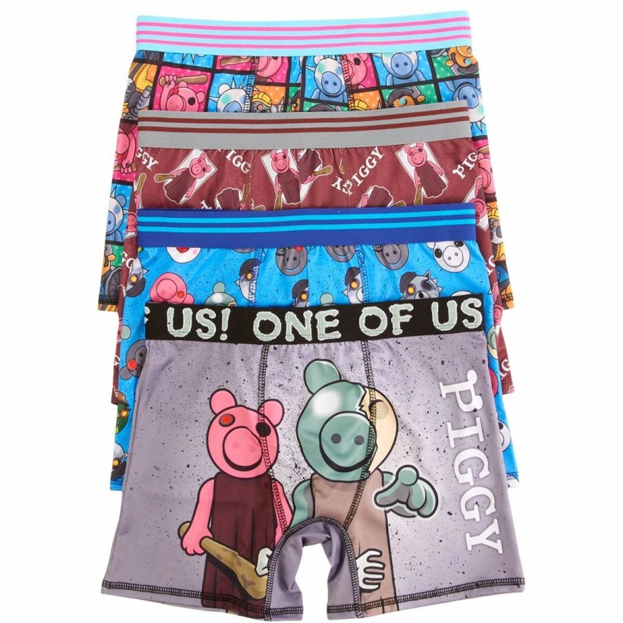 Underwear * | Underwear Boys Handcraft 4Pk. Piggy Boxer Briefs