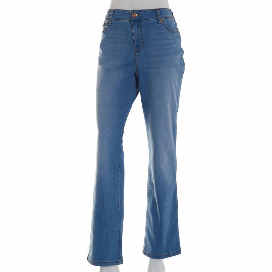 Jeans * | Petite Bandolino Mandie Straight Leg Jeans Average