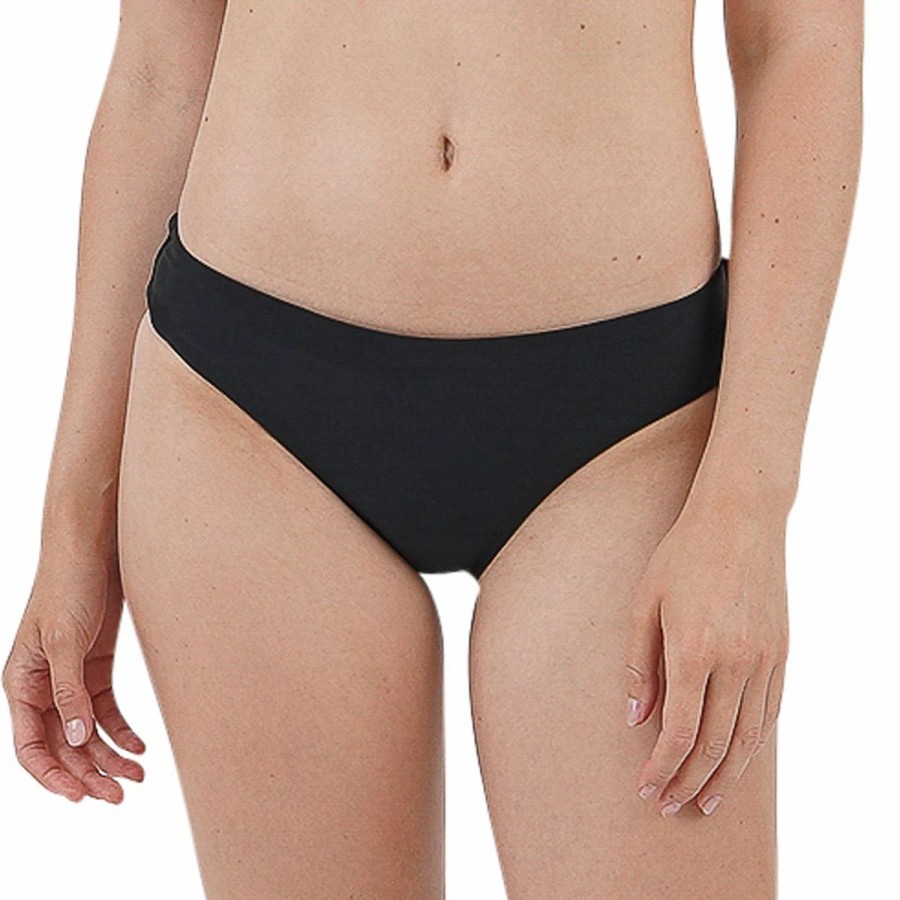 Swimsuits * | Swimsuits Juniors Cyn & Luca Ruched Back Solid Swim Bottoms