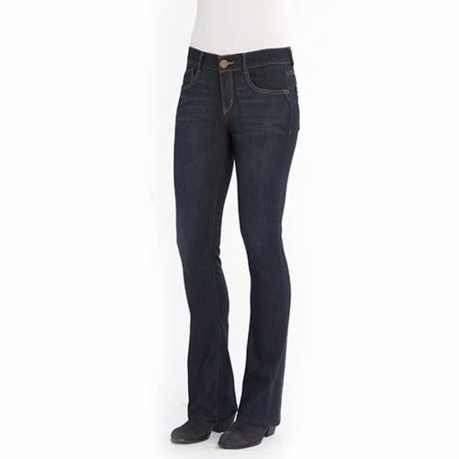 Jeans * | Petite Democracy "Ab"Solution Bitty Bootcut Jeans