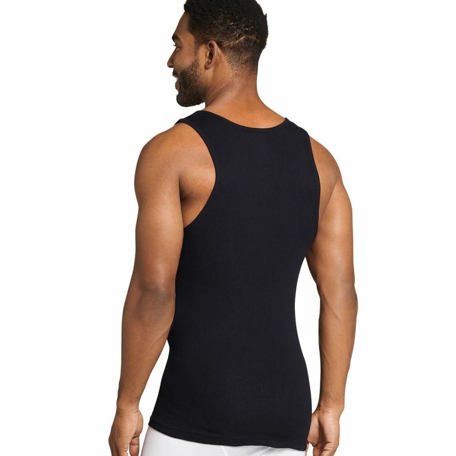 Underwear * | Underwear Mens Jockey 4Pk. Cotton Athletic Tank Tops