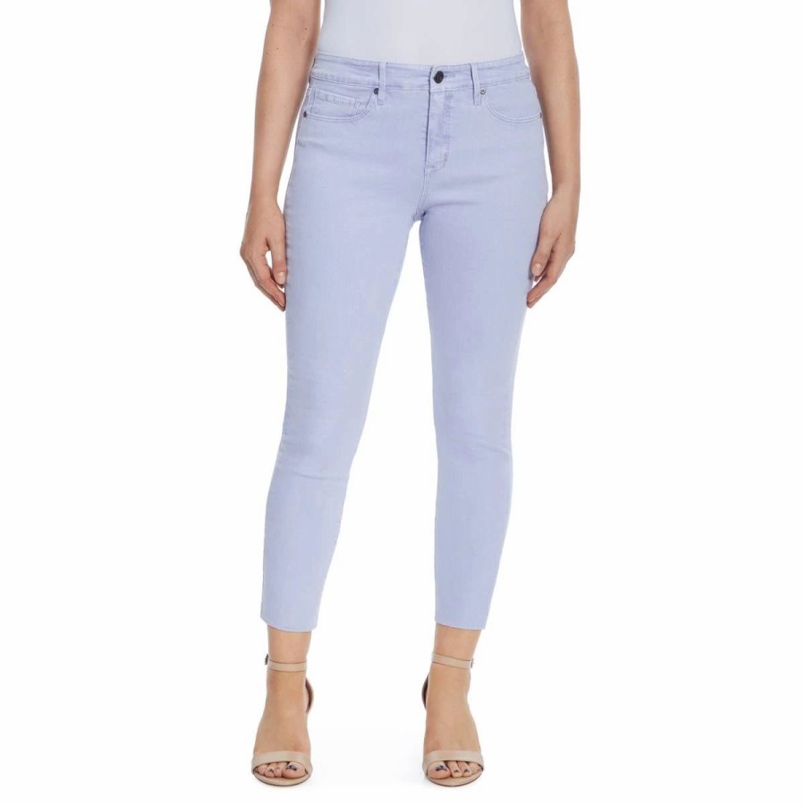 Jeans * | Womens Nine West Jeans Gramercy Crop Stretch Twill Jeans