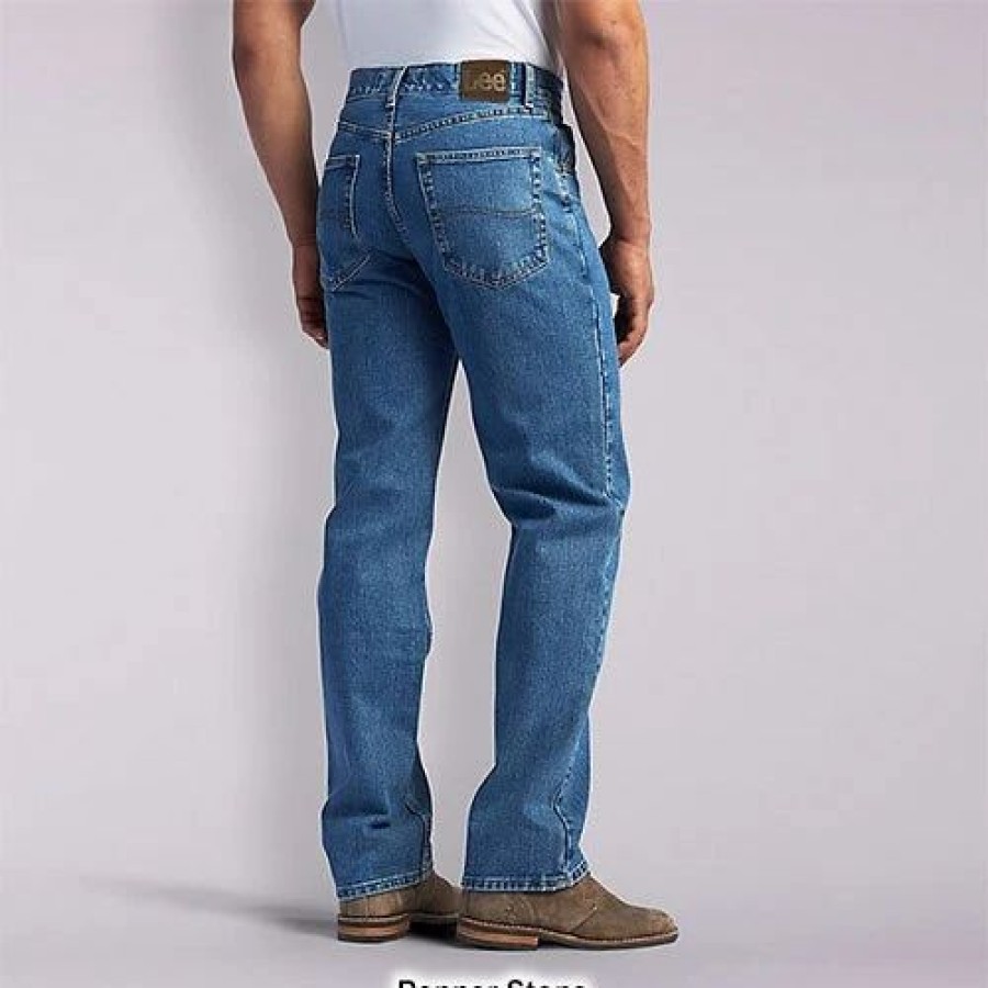 Jeans * | Mens Lee Relaxed Fit Jeans