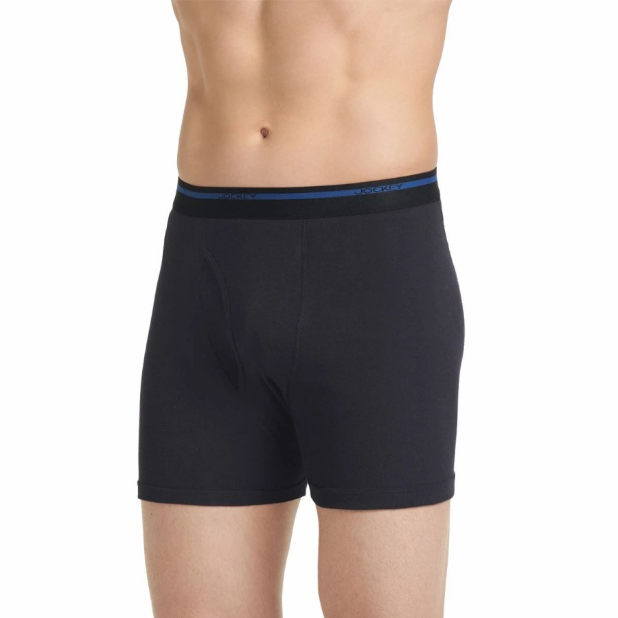 Underwear * | Underwear Mens Jockey Classic 3Pk. Of Full Rise Boxer Briefs