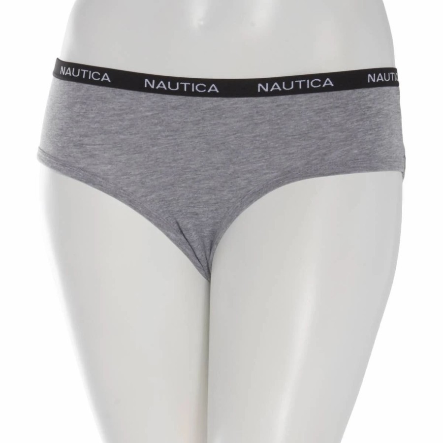 Underwear * | Underwear Womens Nautica Cotton Spandex Hipster Panties Nt9915Bc