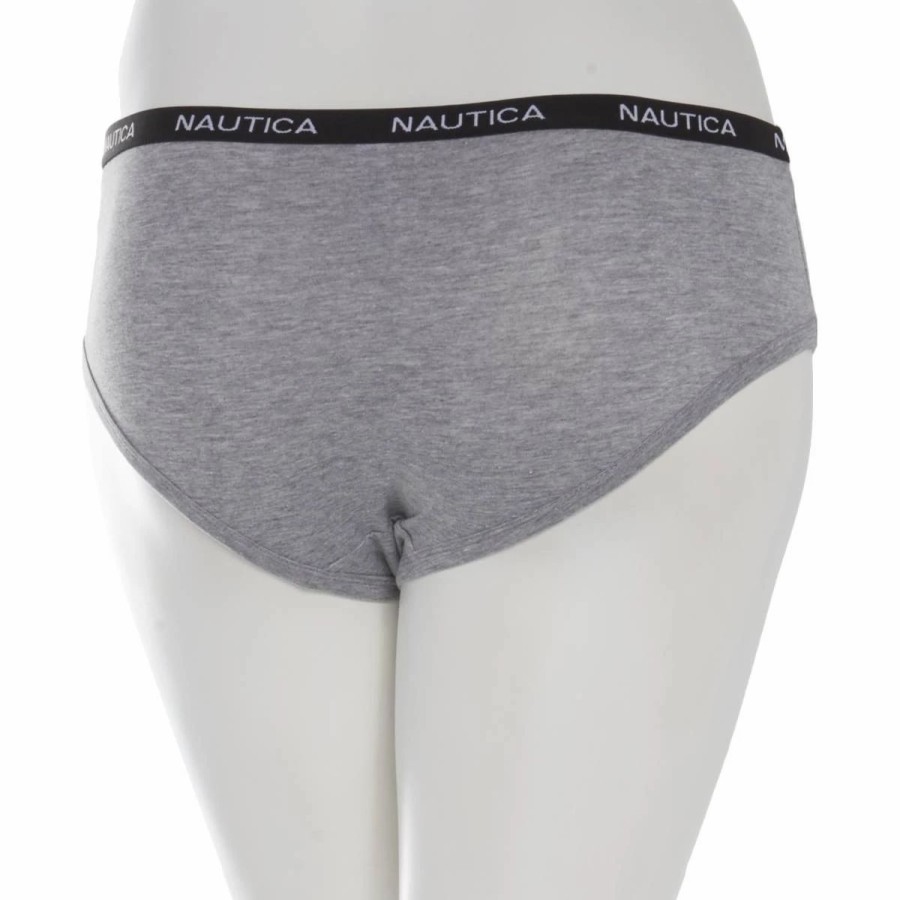 Underwear * | Underwear Womens Nautica Cotton Spandex Hipster Panties Nt9915Bc