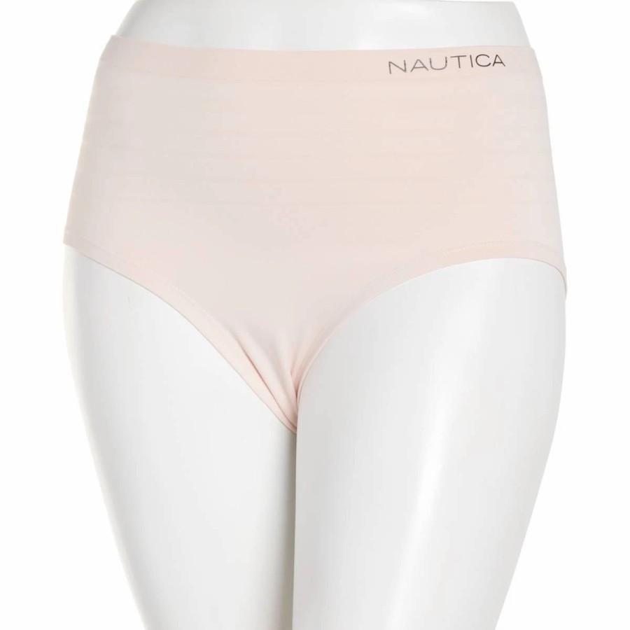 Underwear * | Underwear Plus Size Nautica Brief Panties Nt9935Af