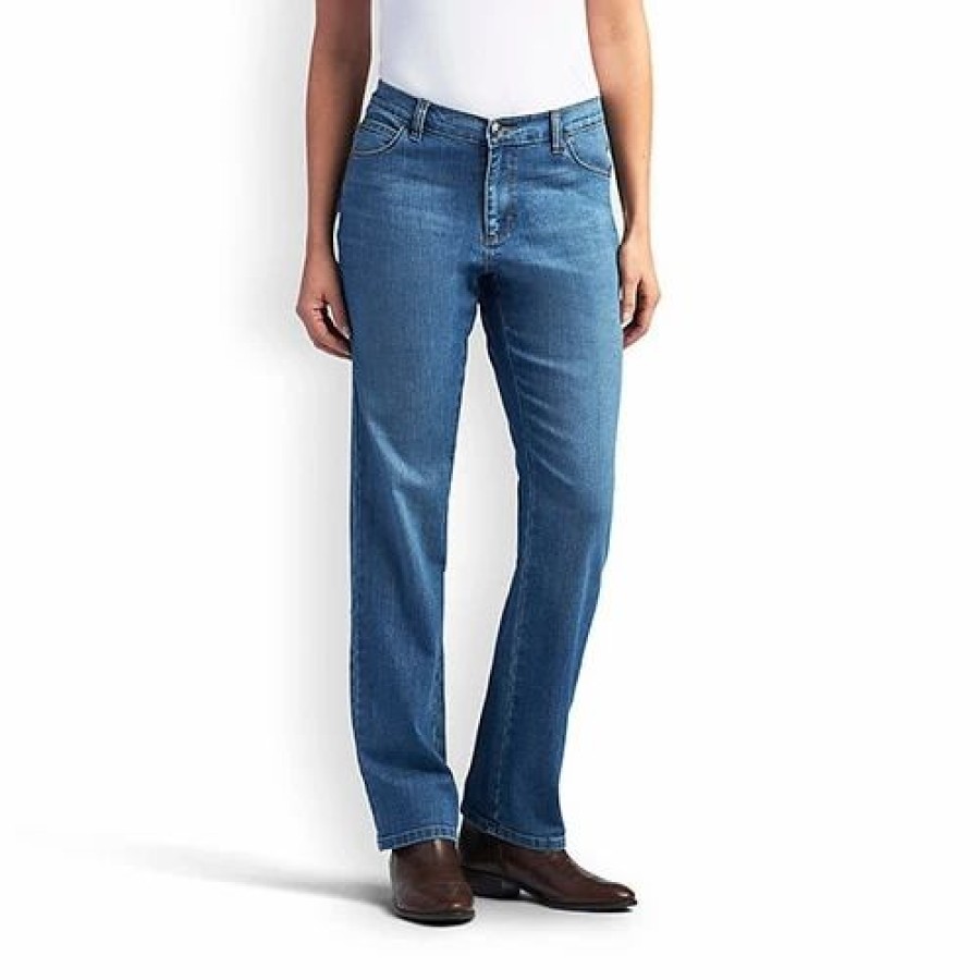 Jeans * | Womens Lee Relax Fit Straight Meridian Jeans Average