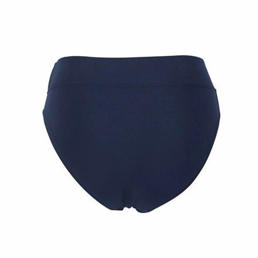 Swimsuits * | Swimsuits Womens Dolfin Solid Moderate Brief Swim Bottoms Navy