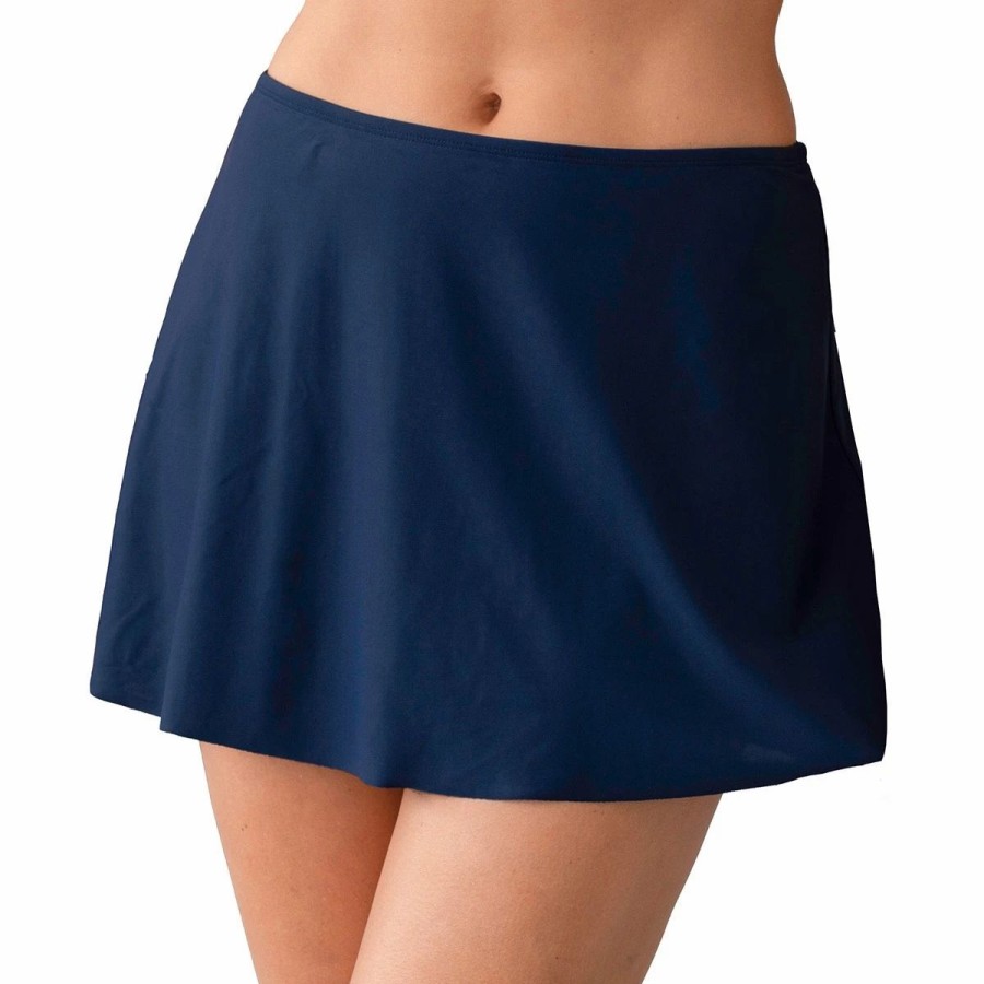 Swimsuits * | Swimsuits Womens Del Raya Solid Swim Skirt