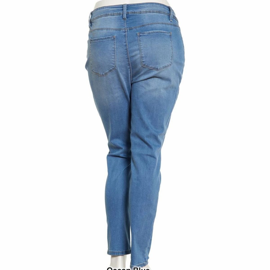 Jeans * | Juniors Plus Ymi Basic High Rise Skinny Jeans