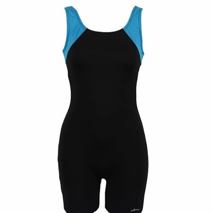 Swimsuits * | Swimsuits Womens Dolfin Aquatard Color Block One Piece Swimsuit