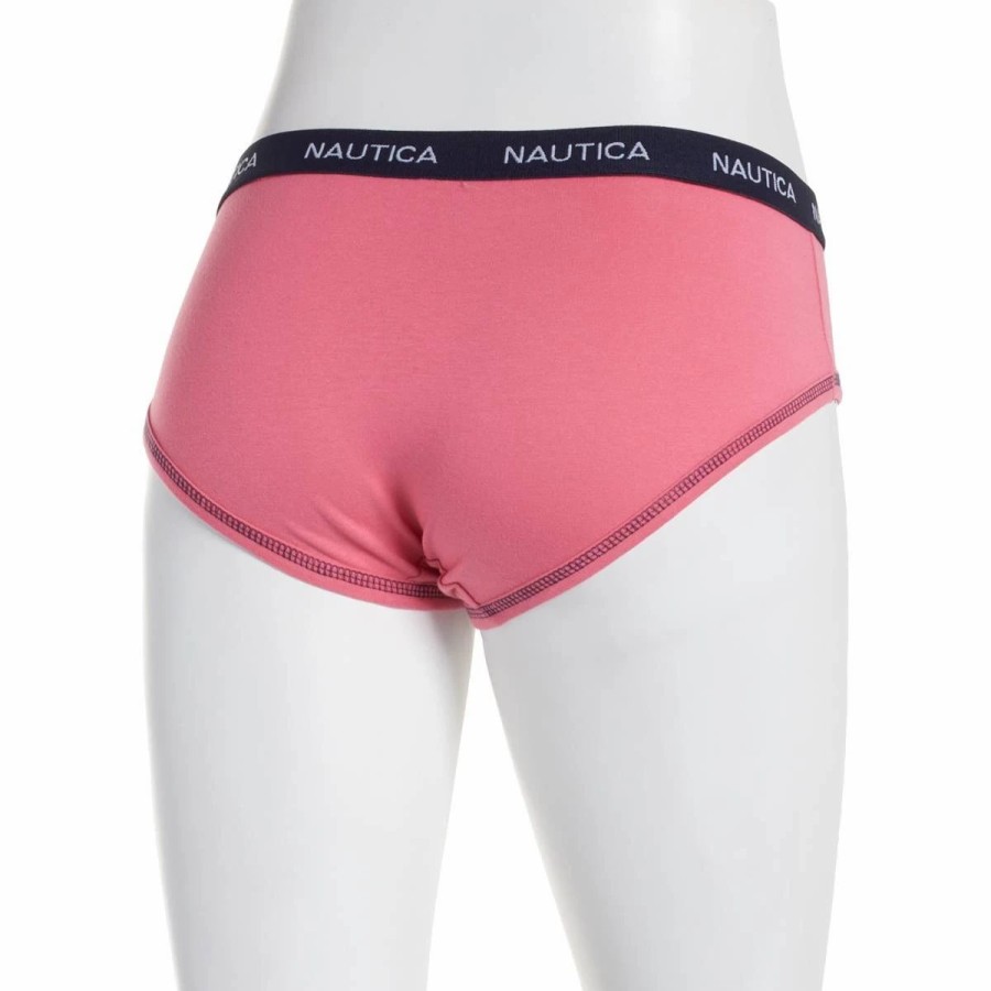 Underwear * | Underwear Womens Nautica Rapture Rose Hipster Panties Nt4430Ap