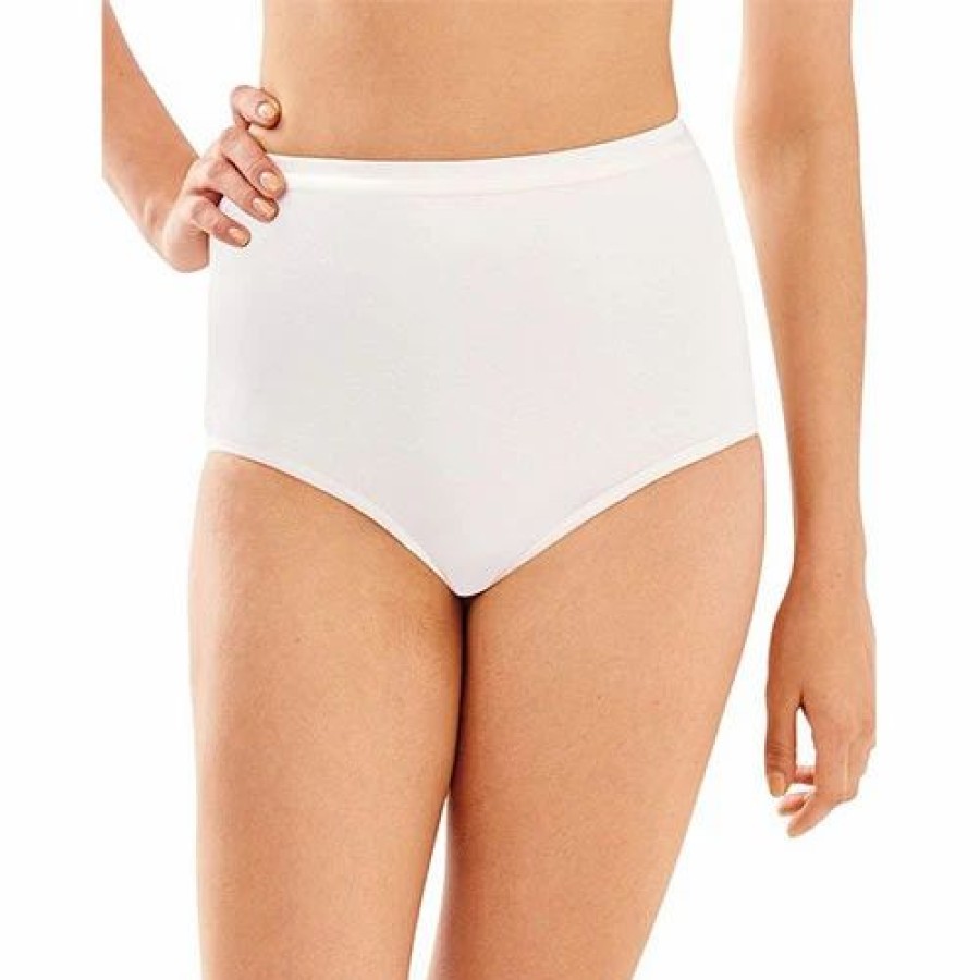 Underwear * | Underwear Womens Bali Stretch Cotton Brief Panties 2324