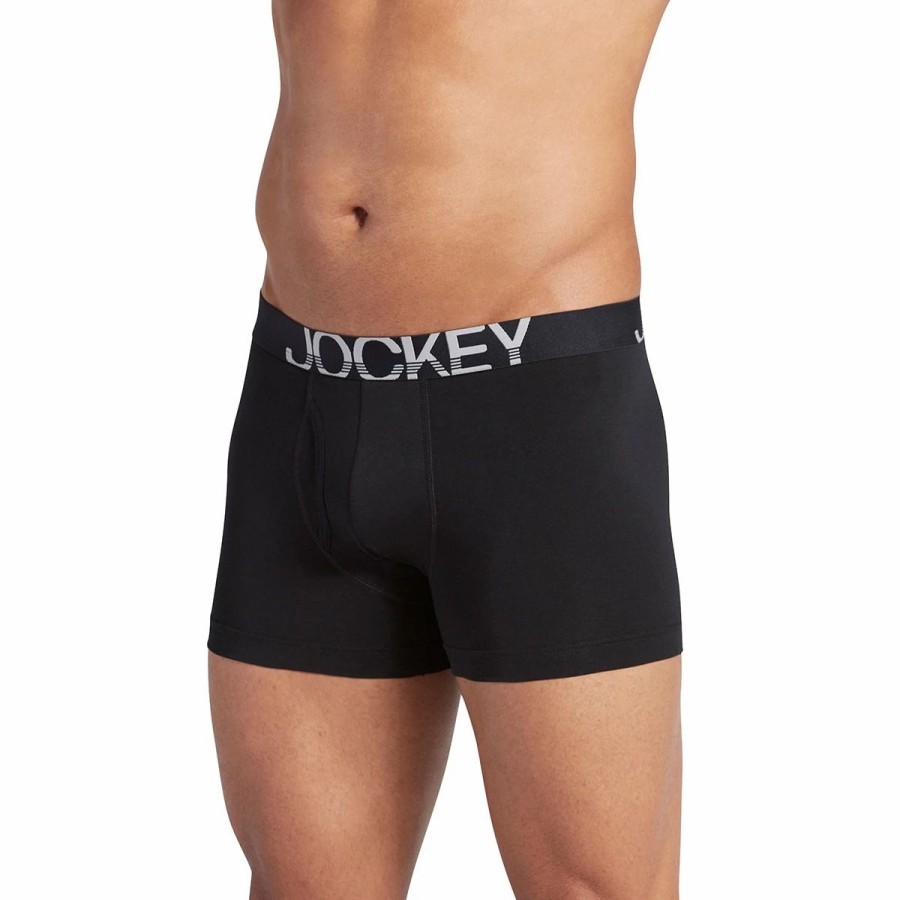 Underwear * | Underwear Mens Jockey 3Pk. Active Stretch Boxer Briefs