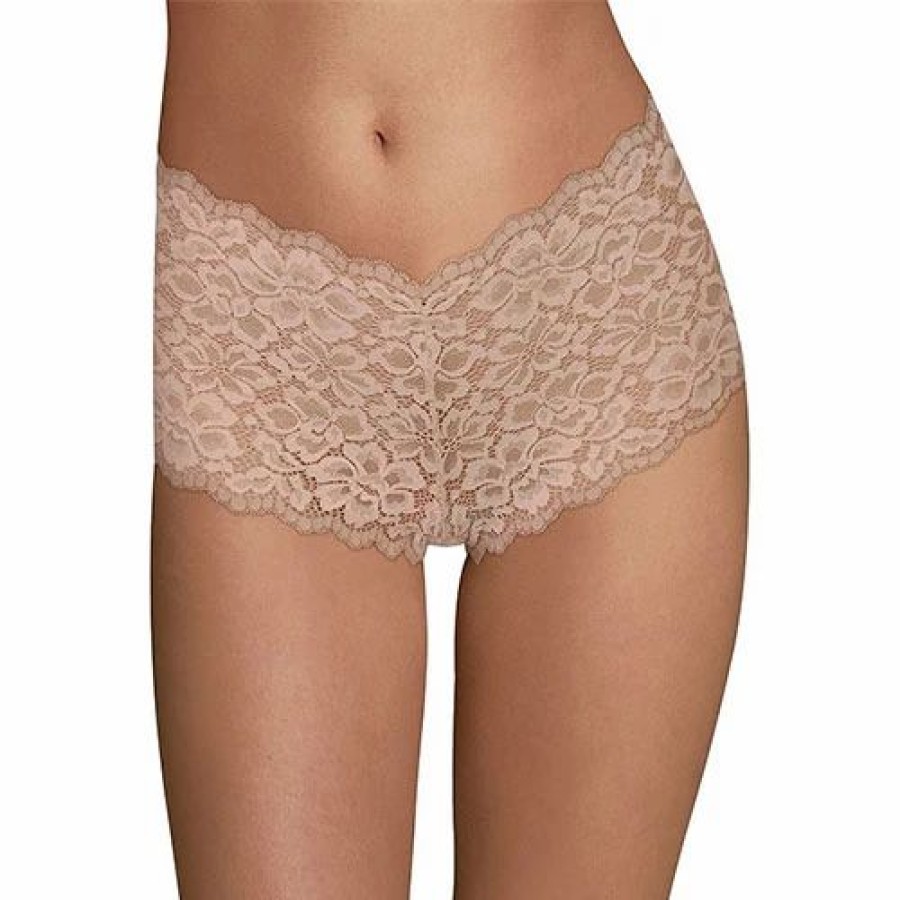 Underwear * | Underwear Womens Maidenform Comfort Lace Boyshorts Panties Dmclbs