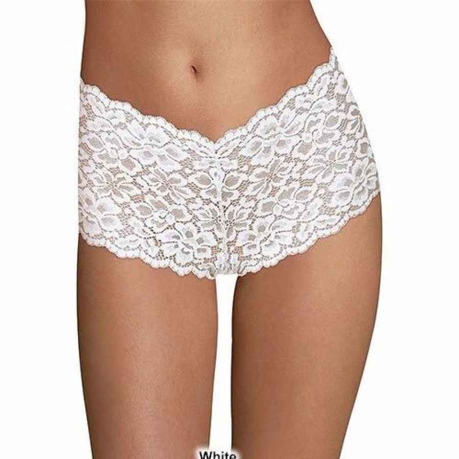 Underwear * | Underwear Womens Maidenform Comfort Lace Boyshorts Panties Dmclbs