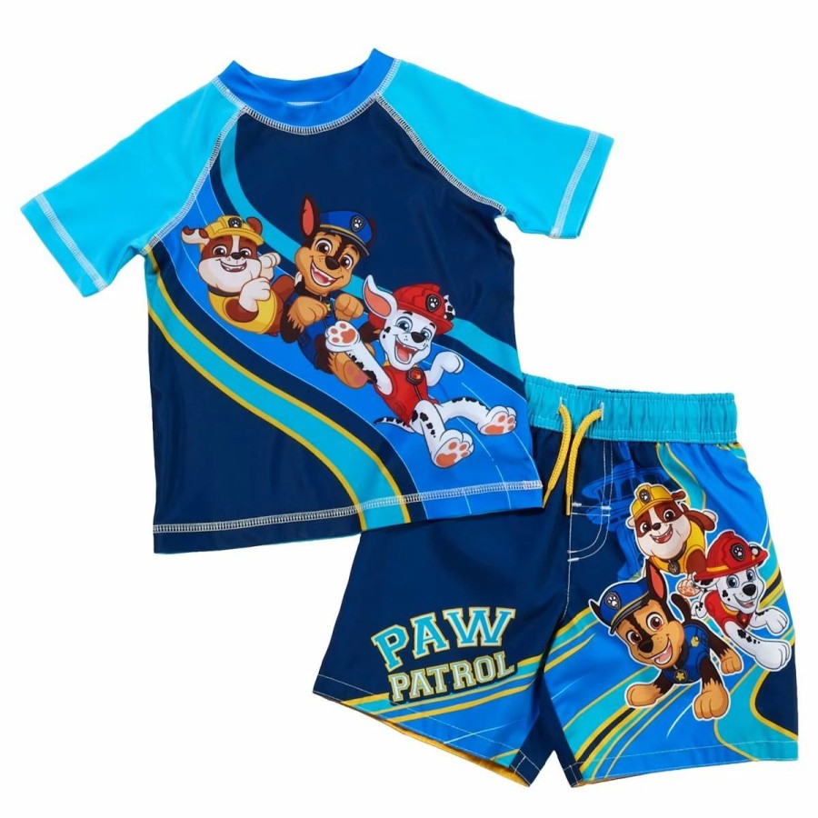 Swimsuits * | Swimsuits Toddler Boy Dreamwave 2Pc. Paw Patrol Swim Set