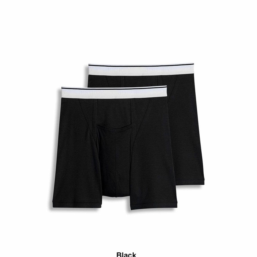 Underwear * | Underwear Mens Jockey 2Pk. Classic Pouch Boxer Briefs