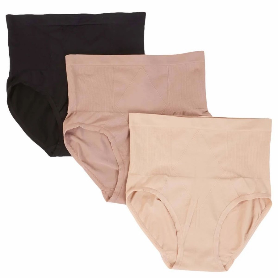 Underwear * | Underwear Womens Skinnygirl 3Pk. Shape Short/Slim Brief Panties