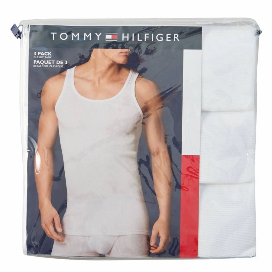 Underwear * | Underwear Mens Tommy Hilfiger 3Pk. Tank Tops