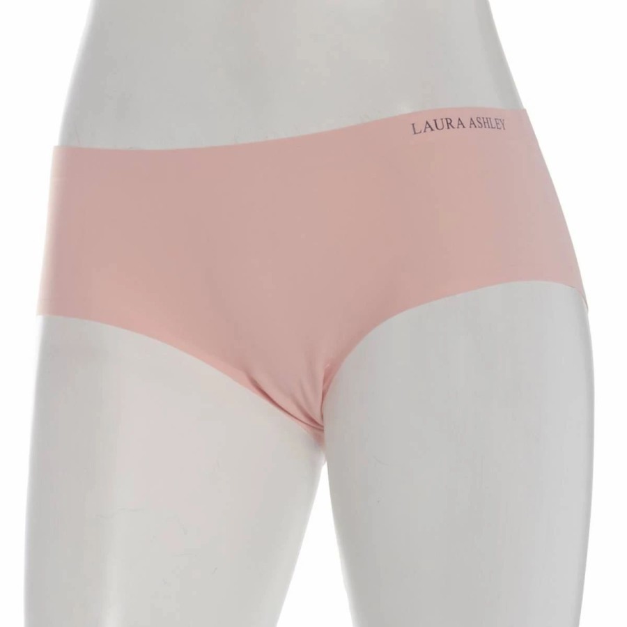 Underwear * | Underwear Womens Laura Ashley Nylon Laser Bonded Hipster Panties- Ls9502Qq