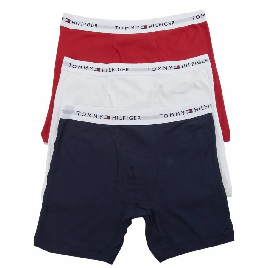 Underwear * | Underwear Mens Tommy Hilfiger 3Pk. Boxer Briefs