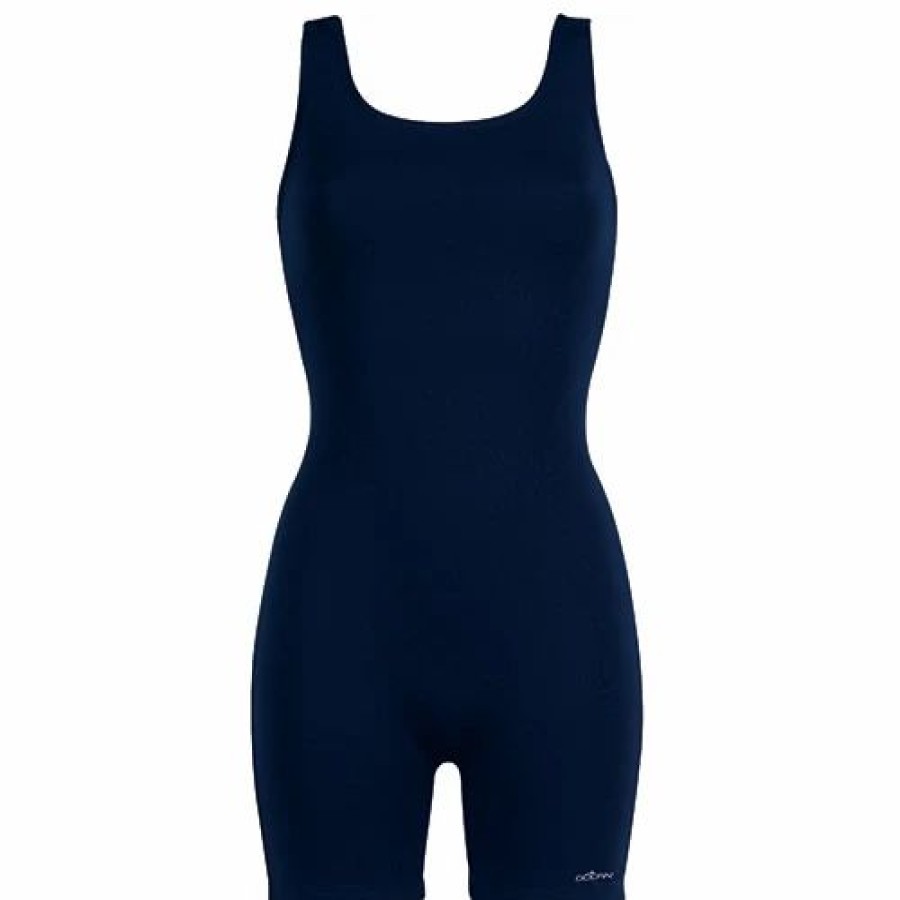 Swimsuits * | Swimsuits Womens Dolfin Aquatard One Piece Swimsuit Navy