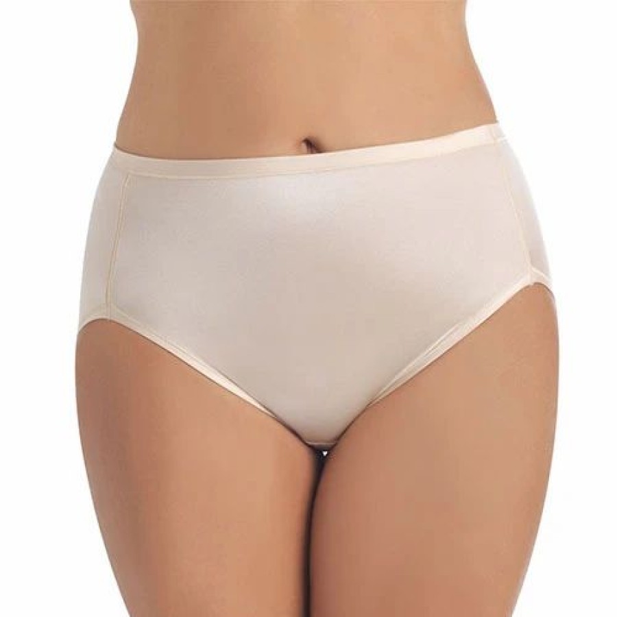 Underwear * | Underwear Womens Vanity Fair Body Caress High Cut Briefs Panties- 0013137