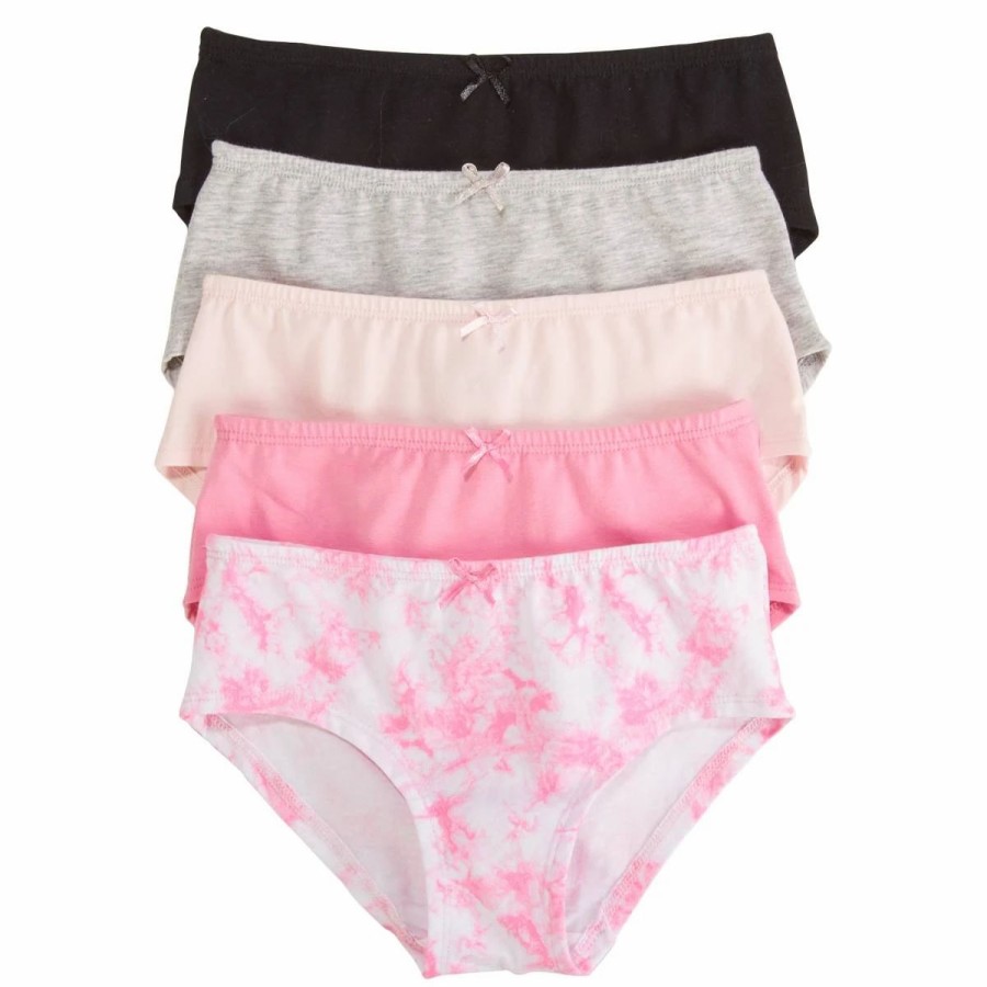 Underwear * | Girls (7-16) Rene Rofe 5Pk. Julianna Tie Dye Underwear