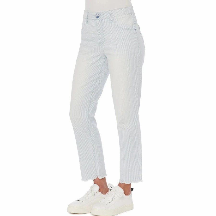 Jeans * | Jeans Womens Democracy "Ab"Solution Hi Rise Slim Straight Crop Pants