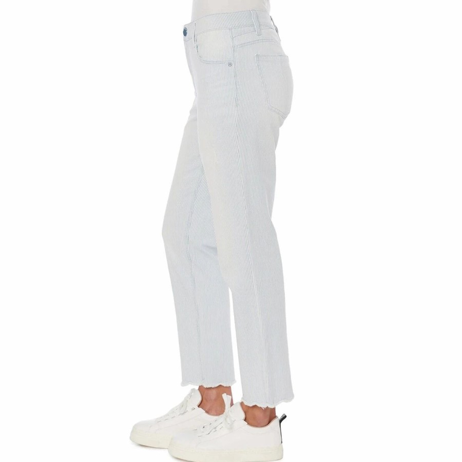 Jeans * | Jeans Womens Democracy "Ab"Solution Hi Rise Slim Straight Crop Pants