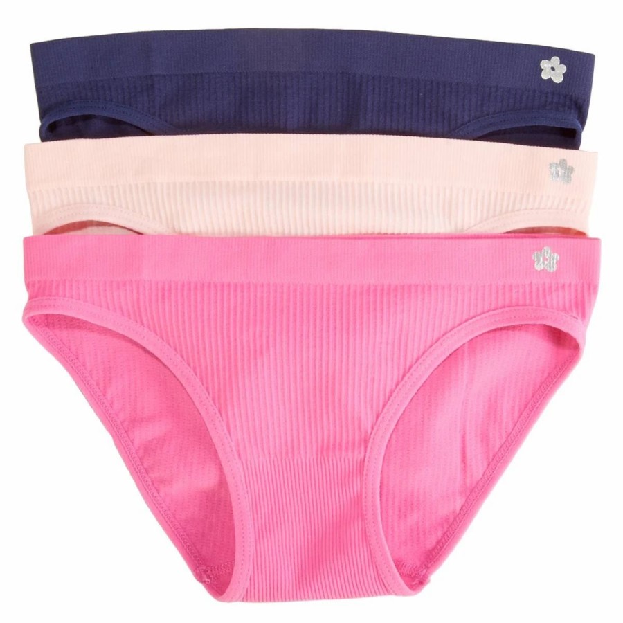 Underwear * | Girls (7-16) Limited Too 3Pk. Ribbed Underwear