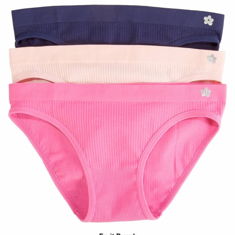 Underwear * | Girls (7-16) Limited Too 3Pk. Ribbed Underwear