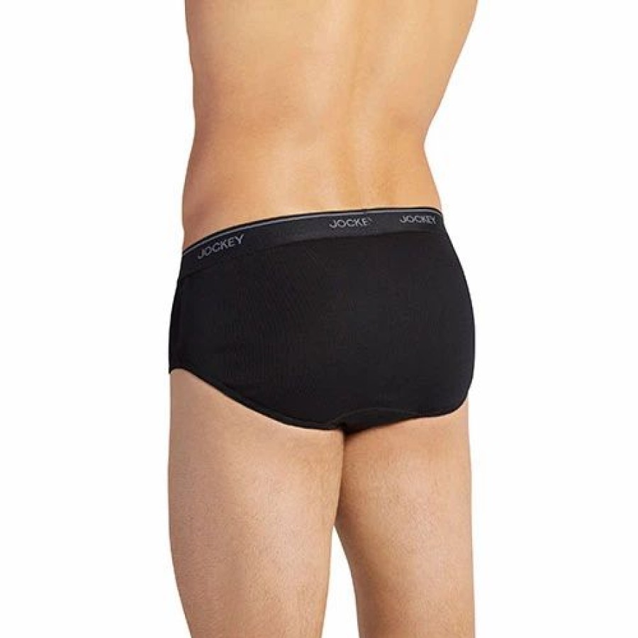 Underwear * | Underwear Mens Jockey Essential Fit Staycool+ 4Pk. Briefs