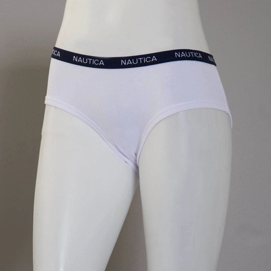 Underwear * | Underwear Womens Nautica Cotton Hipster Panties Nt9915An