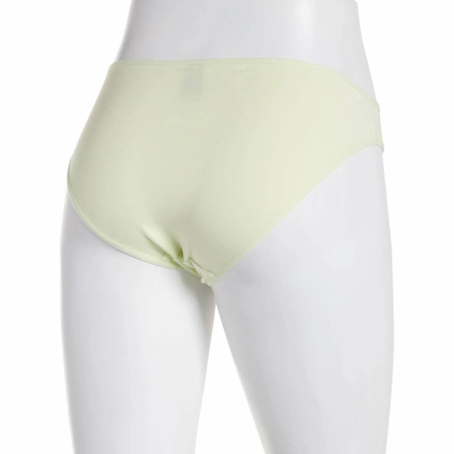 Underwear * | Underwear Womens Rene Rofe Spandex Bikini Panties 16206-Lime