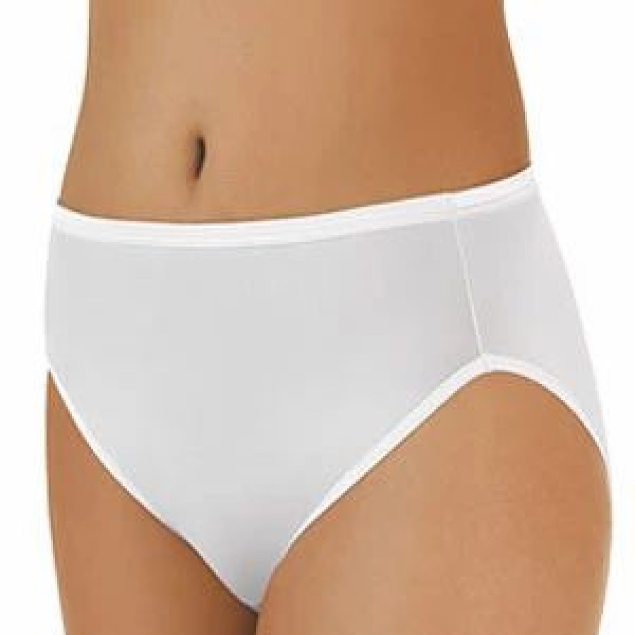 Underwear * | Underwear Womens Vanity Fair Fashion Hi Cut Brief Panties 0013108