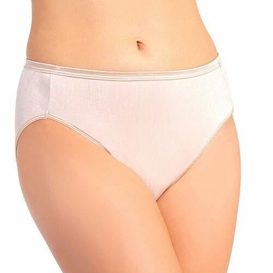 Underwear * | Underwear Womens Vanity Fair Fashion Hi Cut Brief Panties 0013108