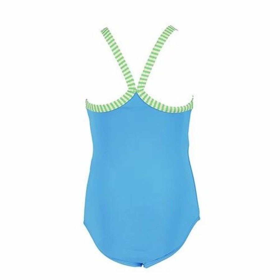 Swimsuits * | Swimsuits Toddler Girl Little Dolfin Uglies Solid One Piece Swimsuit