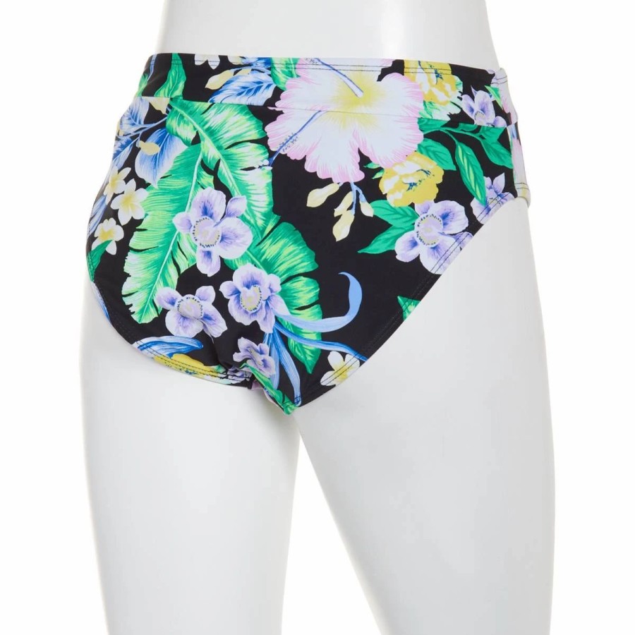 Swimsuits * | Swimsuits Juniors California Sunshine High Waisted High Leg Swim Bottoms