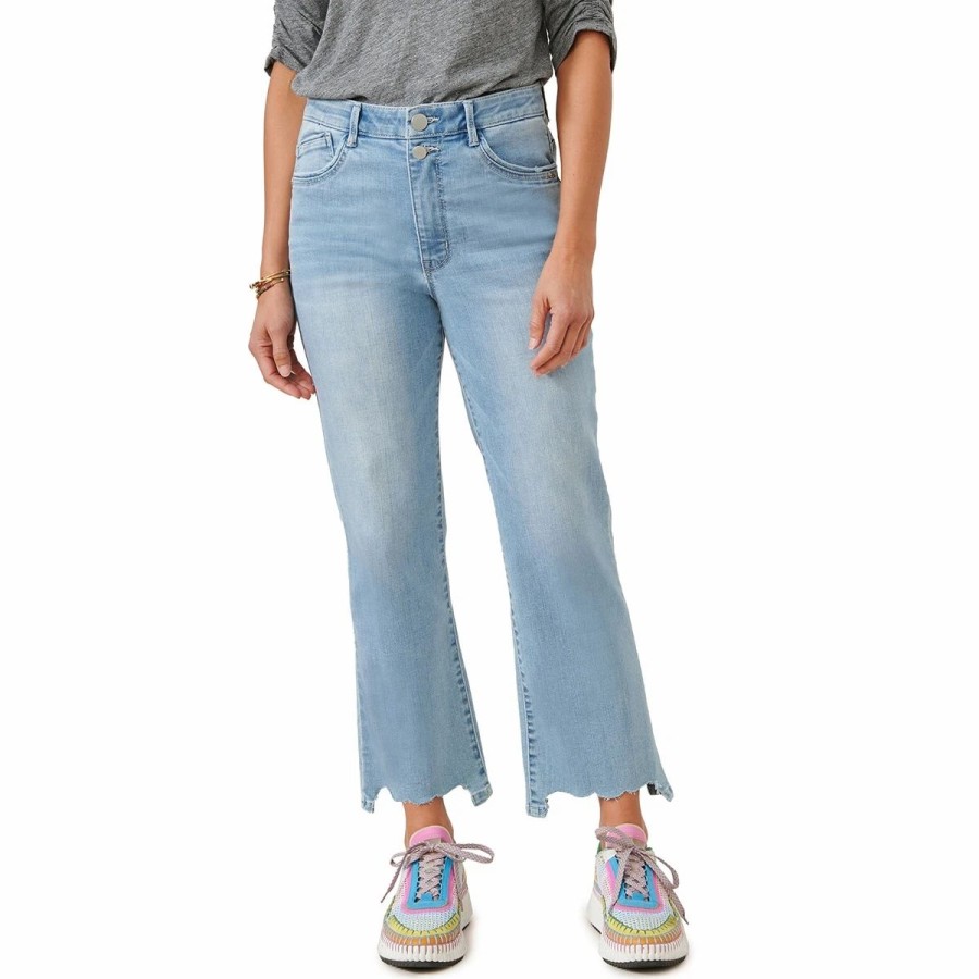 Jeans * | Womens Democracy "Ab"Solution Sky Rise Double Button Jeans