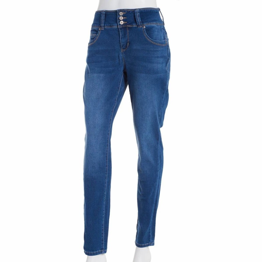 Jeans * | Womens Royalty Wanna Betta Butt Mid Rise Skinny Jeans