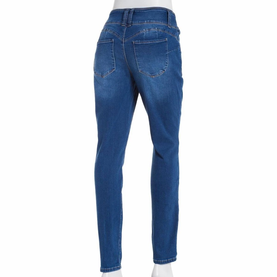 Jeans * | Womens Royalty Wanna Betta Butt Mid Rise Skinny Jeans