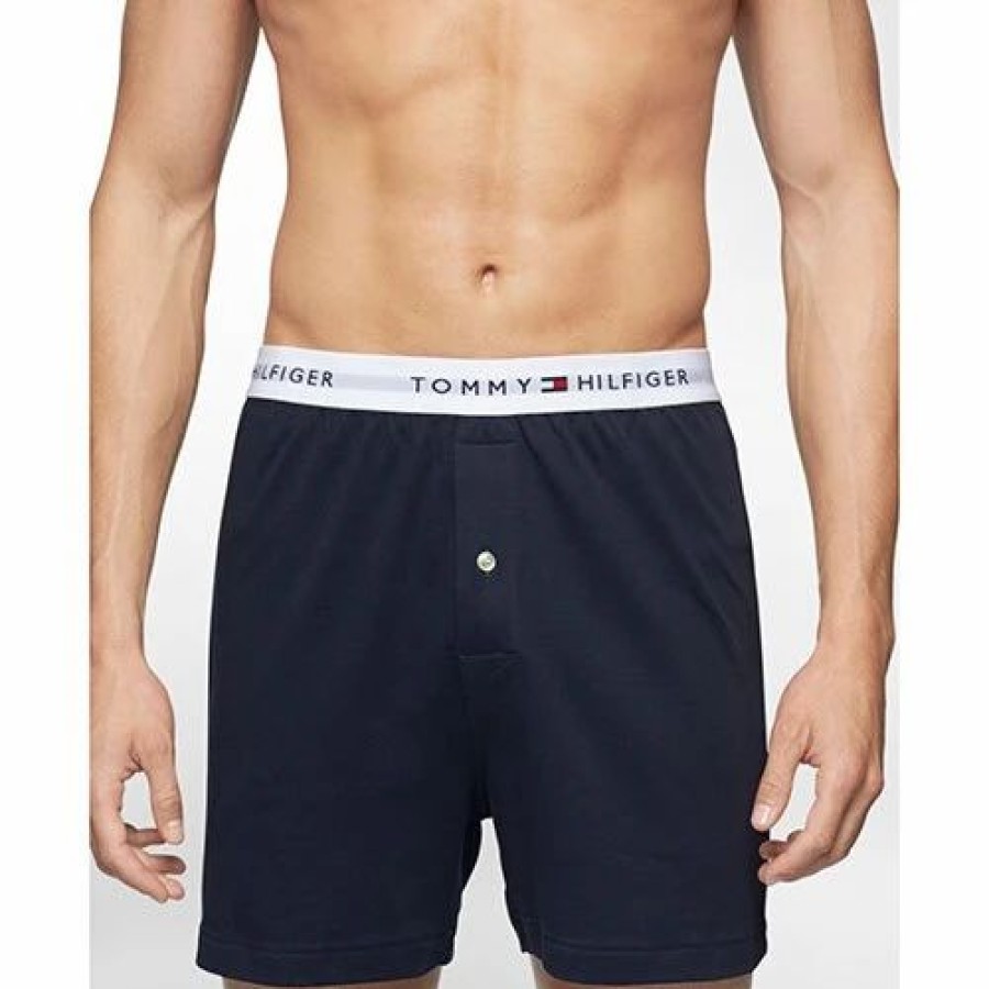 Underwear * | Underwear Mens Tommy Hilfiger Th Basics Core Knit Boxers