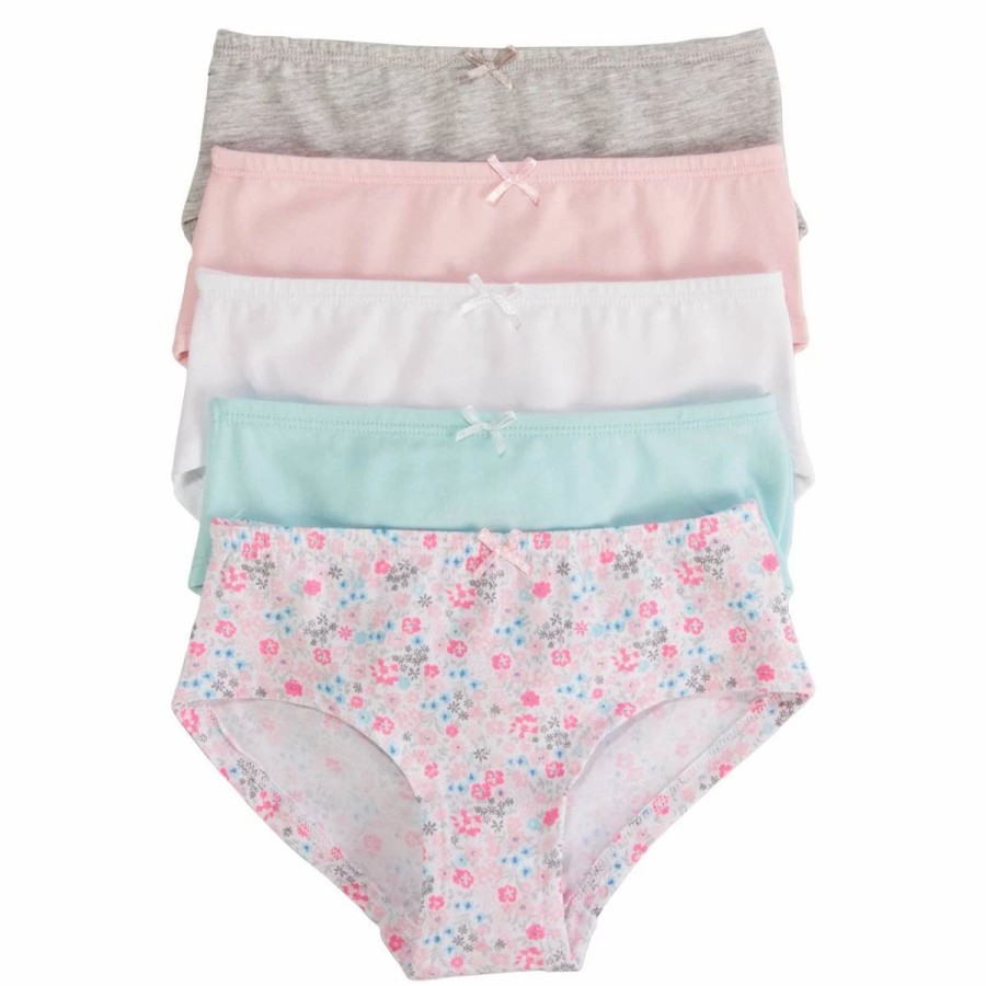 Underwear * | Girls (7-16) Rene Rofe 5Pk. Julianna Floral Underwear