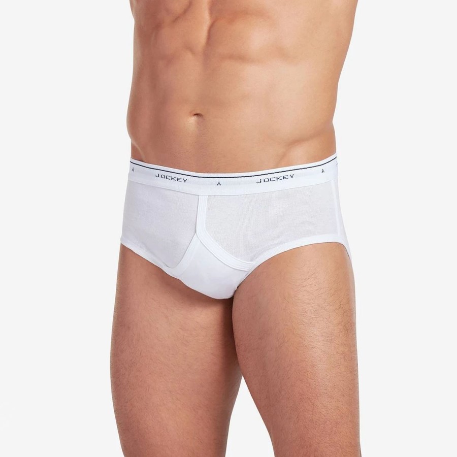 Underwear * | Underwear Mens Jockey 4Pk. Classic Low Rise Briefs