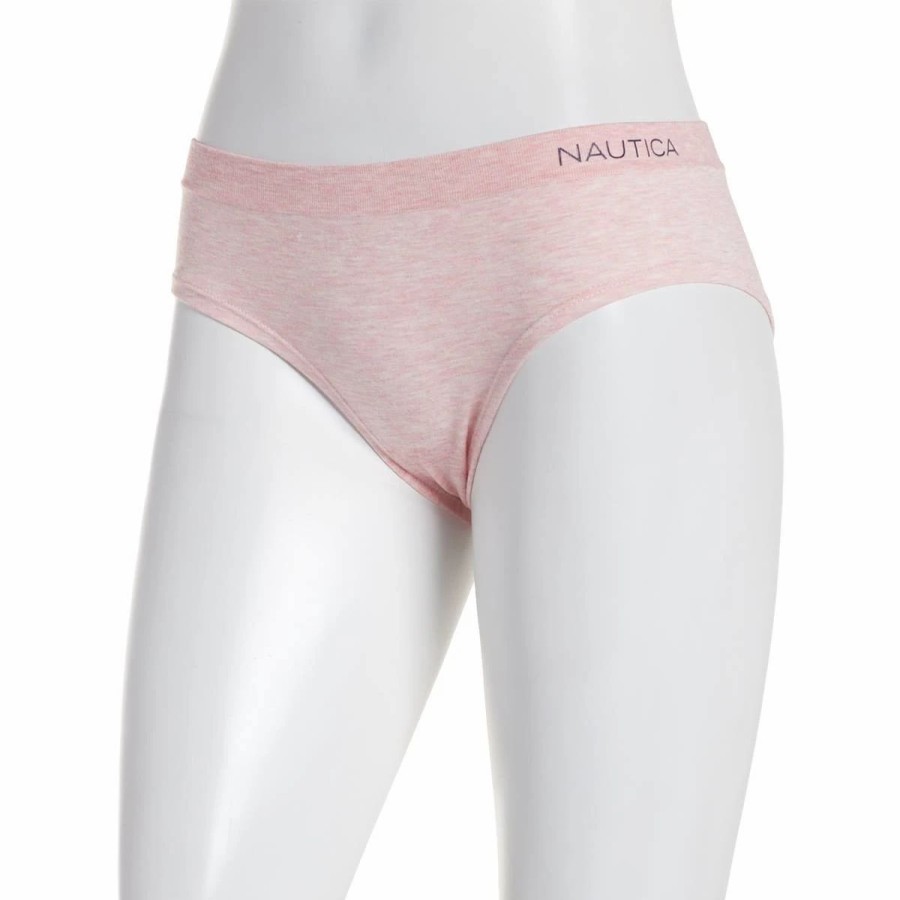 Underwear * | Underwear Womens Nautica Cotton Seamless Hipster Panties Nt3034E