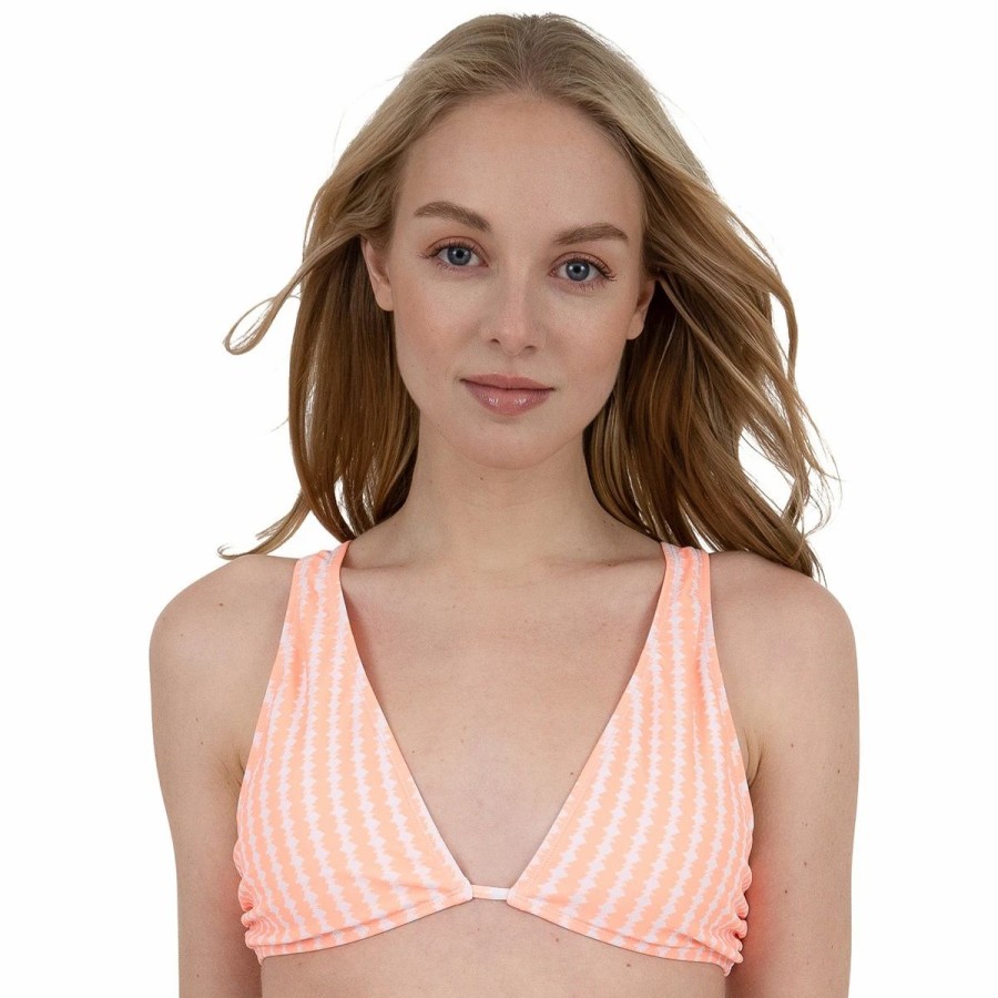 Swimsuits * | Swimsuits Juniors Cyn & Luca Check Me Out Tall Triangle Top